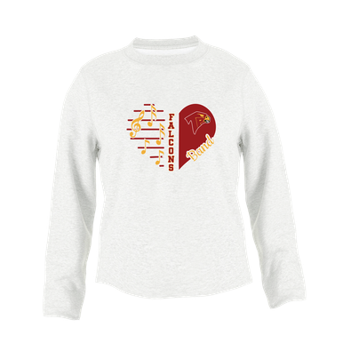 Torrey Pines Falcons Heart Band Women's Sweatshirt