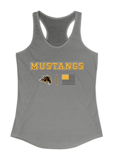 Metea Valley Mustangs Team Colors Flag Women's Tank Top