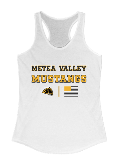 Metea Valley Mustangs Spirit Flag Women's Tank Top