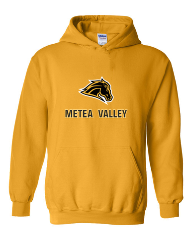 Metea Valley Mustangs Mascot #2 Men's Hoodie
