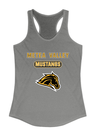 Metea Valley Mustangs Mascot #3 Women's Tank Top