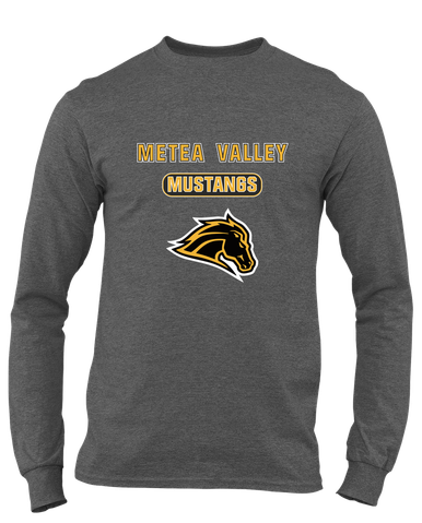 Metea Valley Mustangs Mascot #3 Men's Premium LS T-Shirt