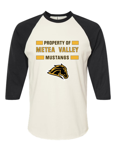 Metea Valley Mustangs Property Of Women's Baseball T-Shirt