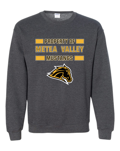 Metea Valley Mustangs Property Of Men's Sweatshirt