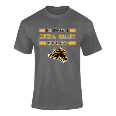 Metea Valley Mustangs Property Of Men's SS T-Shirt