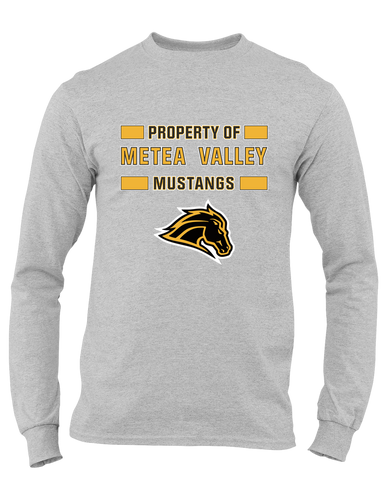 Metea Valley Mustangs Property Of Men's Premium LS T-Shirt
