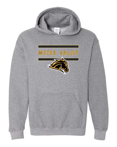 Metea Valley Mustangs Mascot #4 Men's Hoodie