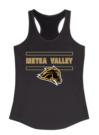 Metea Valley Mustangs Mascot #4 Women's Tank Top