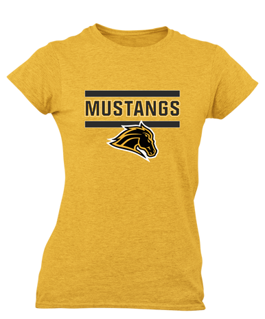 Metea Valley Mustangs Mascot #5 Women's SS T-Shirt