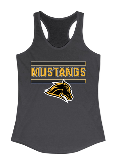 Metea Valley Mustangs Mascot #5 Women's Tank Top