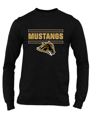 Metea Valley Mustangs Mascot #5 Men's Premium LS T-Shirt