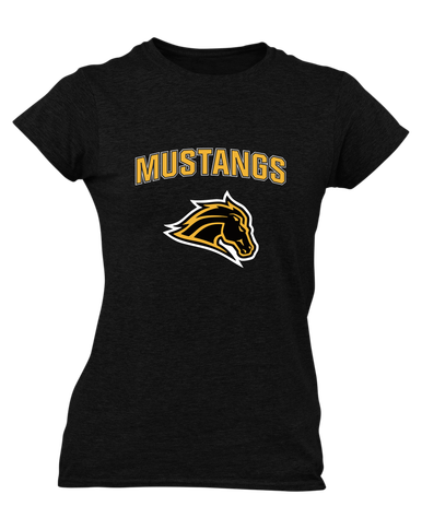 Metea Valley Mustangs Mascot #6 Women's SS T-Shirt