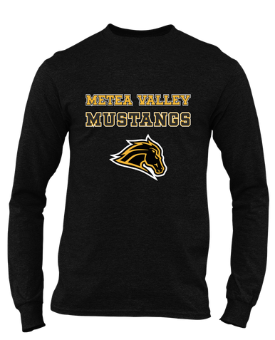 Metea Valley Mustangs Spirit Men's LS T-Shirt