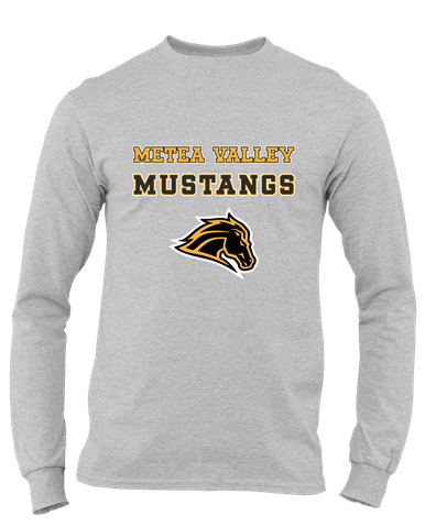 Metea Valley Mustangs Spirit Men's Premium LS T-Shirt