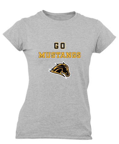 Metea Valley Mustangs Go Team Women's Premium SS T-Shirt
