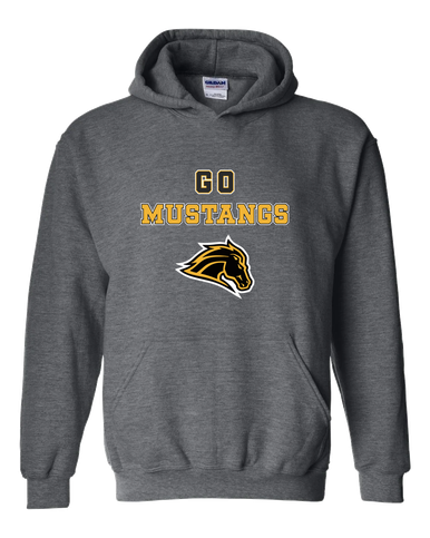 Metea Valley Mustangs Go Team Men's Hoodie