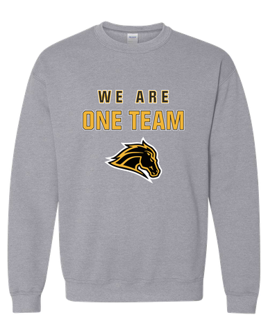 Metea Valley Mustangs We Are One Team Men's Sweatshirt