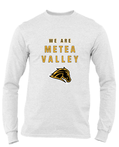 Metea Valley Mustangs We Are Men's LS T-Shirt