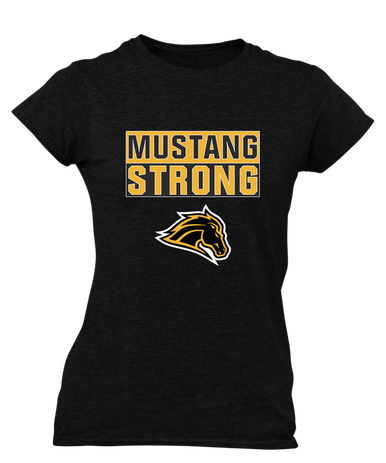 Metea Valley Mustangs Strong #1 Women's SS T-Shirt