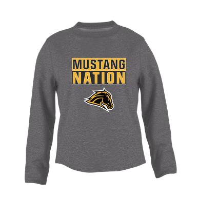 Metea Valley Mustangs Nation #1 Women's Sweatshirt