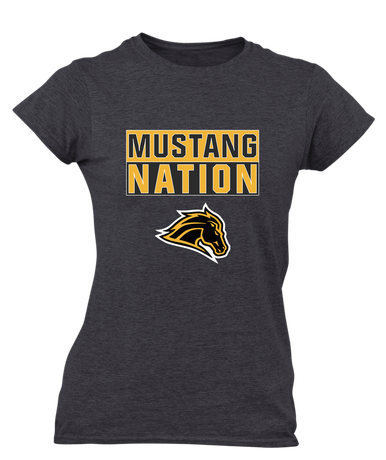 Metea Valley Mustangs Nation #1 Women's Premium SS T-Shirt
