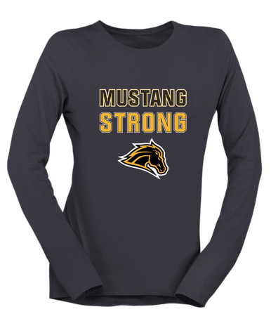 Metea Valley Mustangs Strong #2 Women's Premium LS T-Shirt
