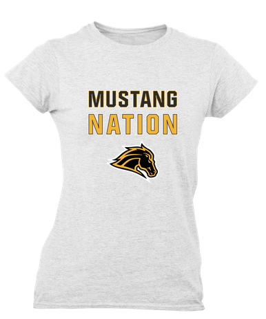 Metea Valley Mustangs Nation #2 Women's Premium SS T-Shirt
