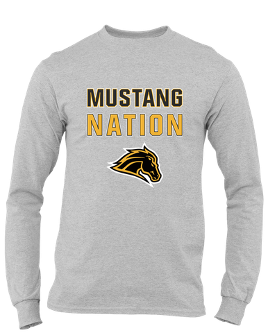 Metea Valley Mustangs Nation #2 Men's LS T-Shirt