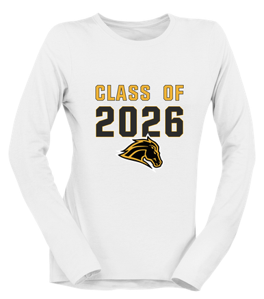 Metea Valley Mustangs Class of 2026 Women's Premium LS T-Shirt