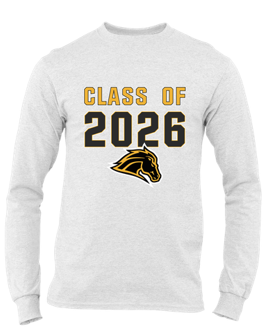 Metea Valley Mustangs Class of 2026 Men's LS T-Shirt