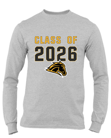 Metea Valley Mustangs Class of 2026 Men's Premium LS T-Shirt