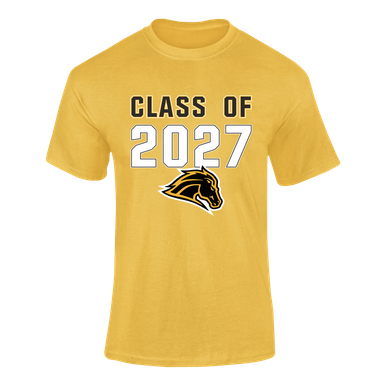 Metea Valley Mustangs Class of 2027 Men's Premium SS T-Shirt