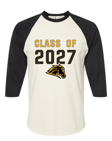 Metea Valley Mustangs Class of 2027 Men's Baseball T-Shirt