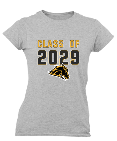 Metea Valley Mustangs Class of 2029 Women's Premium SS T-Shirt