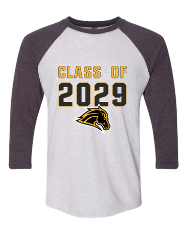 Metea Valley Mustangs Class of 2029 Men's Baseball T-Shirt