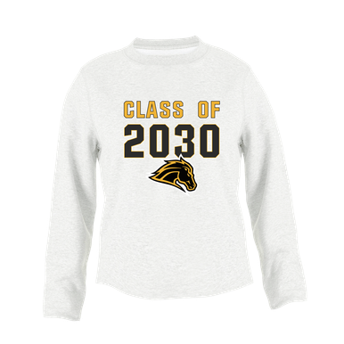 Metea Valley Mustangs Class of 2030 Women's Sweatshirt