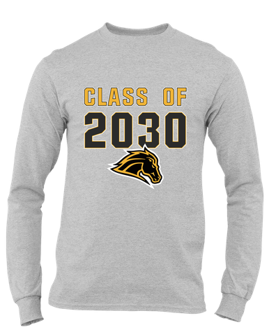 Metea Valley Mustangs Class of 2030 Men's Premium LS T-Shirt