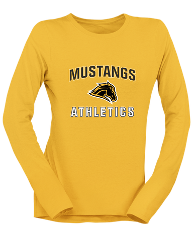 Metea Valley Mustangs Athletics Women's LS T-Shirt
