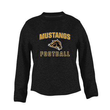 Metea Valley Mustangs Football #1 Women's Sweatshirt