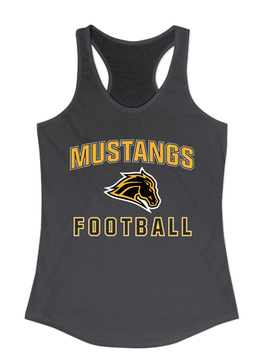 Metea Valley Mustangs Football #1 Women's Tank Top