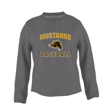 Metea Valley Mustangs Baseball #1 Women's Sweatshirt
