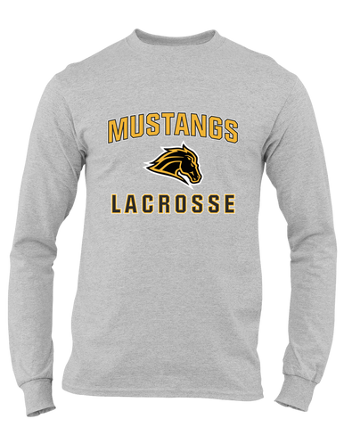 Metea Valley Mustangs Lacrosse Men's Premium LS T-Shirt