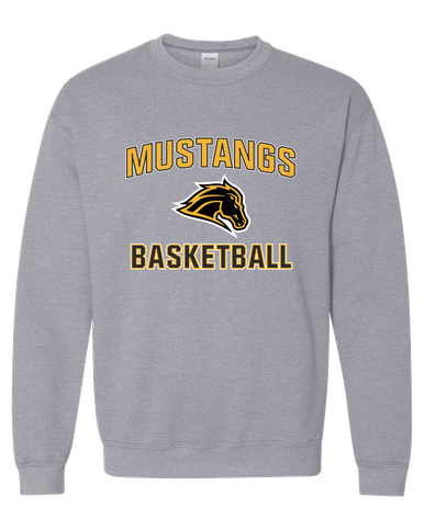Metea Valley Mustangs Basketball #1 Men's Sweatshirt