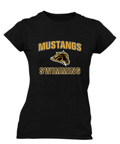Metea Valley Mustangs Swimming Women's SS T-Shirt