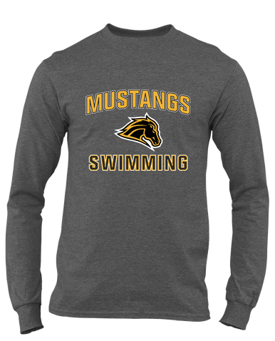 Metea Valley Mustangs Swimming Men's Premium LS T-Shirt
