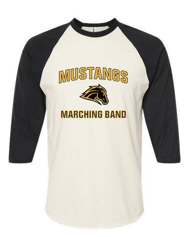 Metea Valley Mustangs Marching Band Women's Baseball T-Shirt
