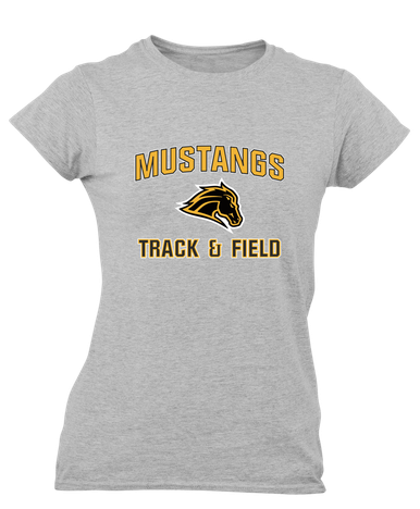 Metea Valley Mustangs Track & Field Women's SS T-Shirt