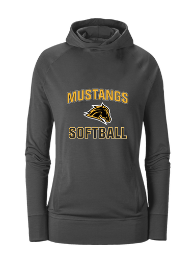 Metea Valley Mustangs Softball #1 Women's Hoodie