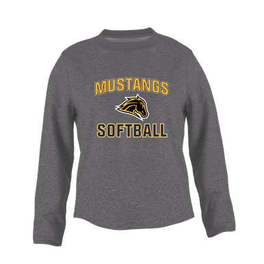 Metea Valley Mustangs Softball #1 Women's Sweatshirt