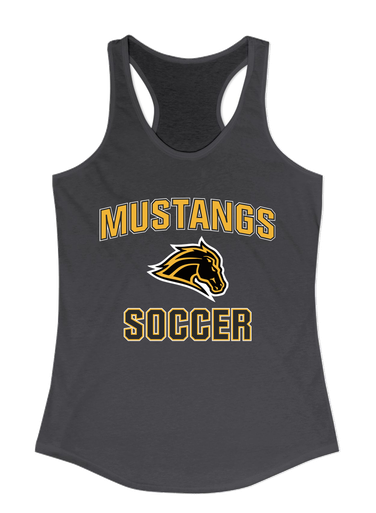 Metea Valley Mustangs Soccer #1 Women's Tank Top